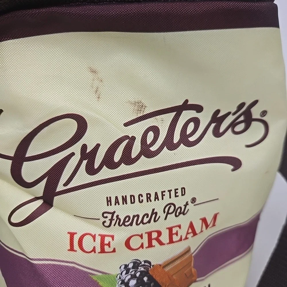 Graeters Ice Cream Cooler Bag Insulated Carrier UNIQUE‎ COOLER